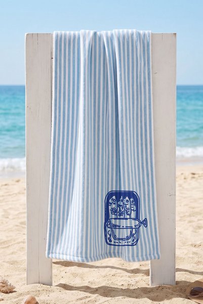 mirellestore Double Sided Muslin Towel Sardine