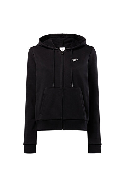 Reebok Femei& # x27;s Identity Hanorac cu fermoar din French Terry cu logo mi...
