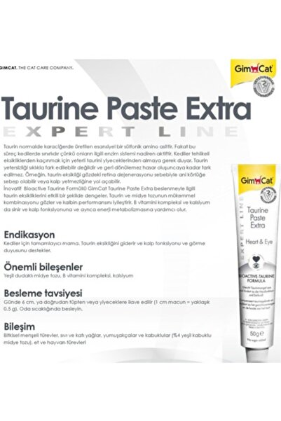 Gimcat Kedi Macunu Taurin Extra 50 gr -TY5601371
