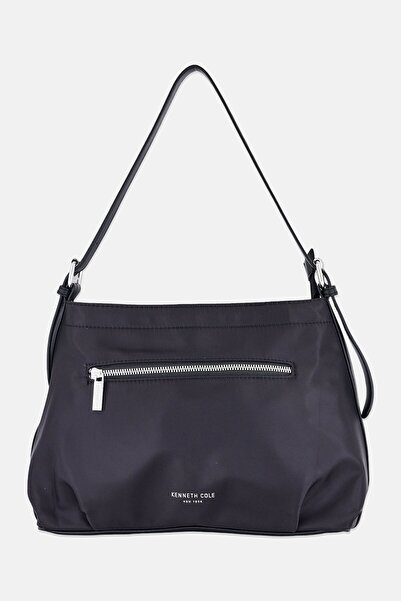 Kenneth Cole Women Brand Logo Shoulder Bag, Black