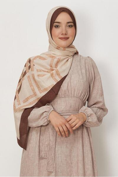 Alvina Patterned Viscose Shawl 8628