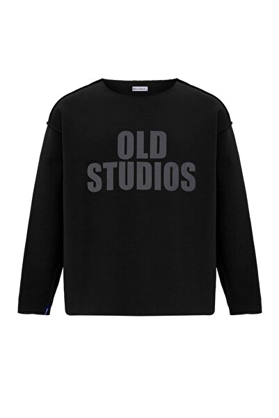S13 Store Overized Sweatshirt with Stitching Detail