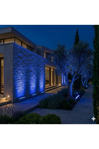ACK 6x1W MAVI IP67 18CM LED WALLWASHER