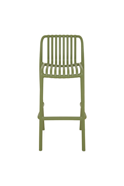Maison Mex Scaun bar gradina/terasa ALPINE L.51 l.49.3 H.102 verde