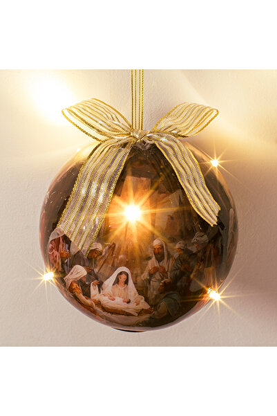 Zumzeria Christmas Ball with LED Lights Ø10cm