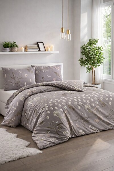 Bella Home Σετ Παπλωματοθήκης Crystal Double Ranforce - 4 τεμάχια - 100% βαμβ...