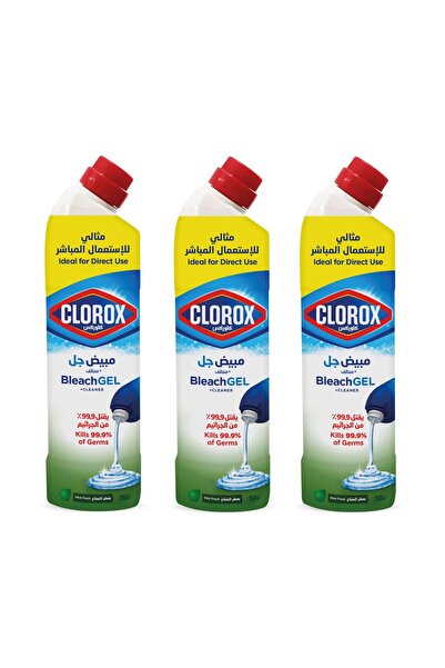 Clorox 3 علب كلوركس | جل منظف و مبيض متعدد الاستعمال بعطر النعناع - 750 مل