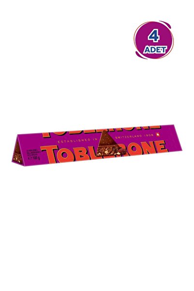 Toblerone Fruit & Nut Üzüm ve Kuruyemişli Çikolata 100g - 4 Adet