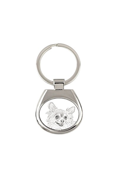 Art - Dog Chihuahua cu păr scurt - breloc cu câine, breloc cu imprimeu, panda...