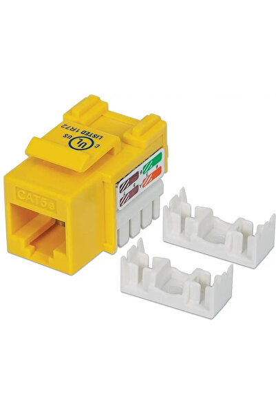 Intellinet 210133 Modul Keystone RJ45 UTP Cat5e, Punch-Down, galben