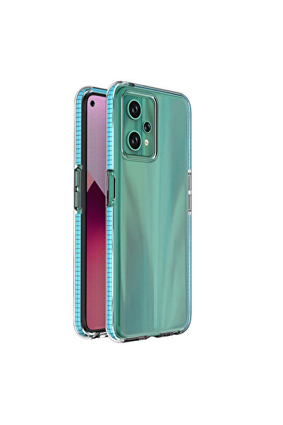 Hurtel Husă de silicon cu ramă pentru Realme 9 Pro, albastru deschis, SPRING ...