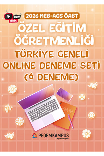 Pegem Akademi Yayıncılık 2026 MEB-AGS ÖABT Özel Eğitim Öğretmenliği Türkiye G...