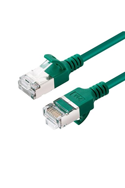 MicroConnect Cablu de rețea CAT6A U-FTP Slim, LSZH, 0.50m, Verde