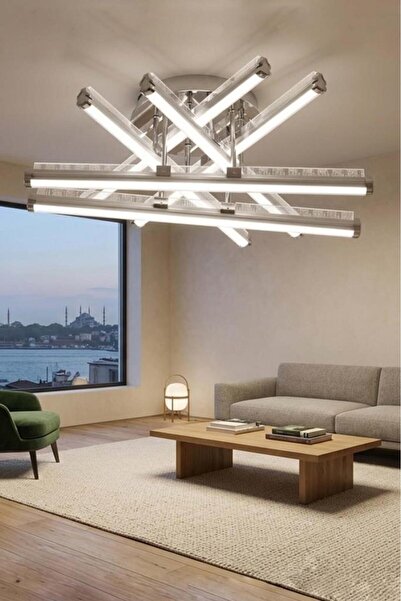 Eray Aydınlatma 101-6 Lı Krom Led Salon Avize