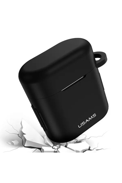 Usams Husă Huawei FreeBuds 2 Pro din silicon, neagră, BH501FBUS01 (US-BH501)