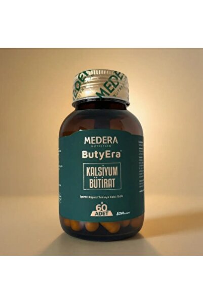 MEDERA ButyEra Nutrition Kalsiyum Bütirat İçeren Takviye Edici Gıda 60 Kapsül