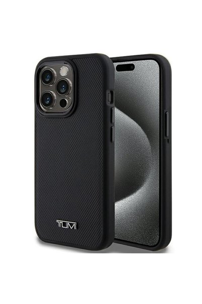 TUMI TUHMP15LRBAK iPhone 15 Pro 6.1 " negru/negru carcasă rigidă din piele cu...