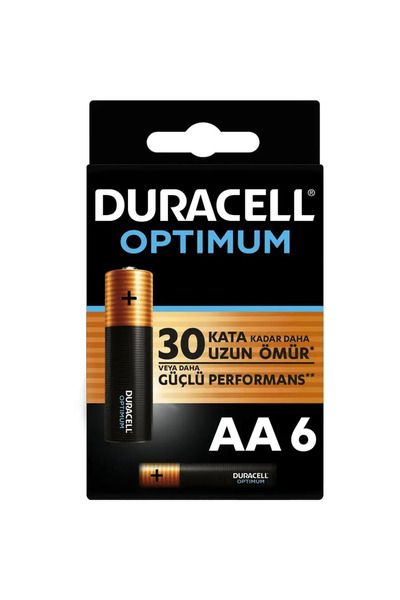 Duracell Optimum Kalın Kalem 6lı AA 5013697