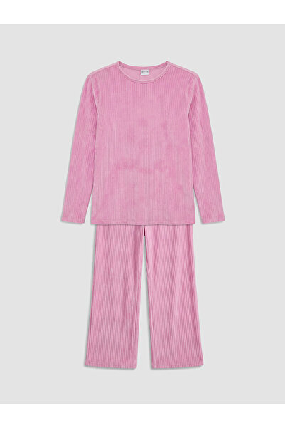 LC Waikiki Ribbed Girls' Set