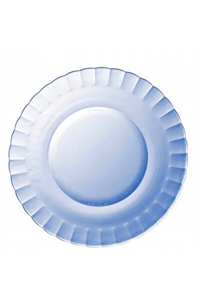 Duralex Picardie Blue Tempered Glass Dinner Plates 23cm Round Set of 6
