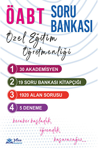 vize akademik ÖZEL EĞİTİM ÖABT SORU BANKASI