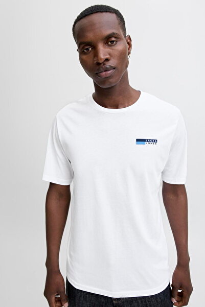 Jack & Jones Muška majica sa otisnutim logotipom i okruglim izrezom - Corp
