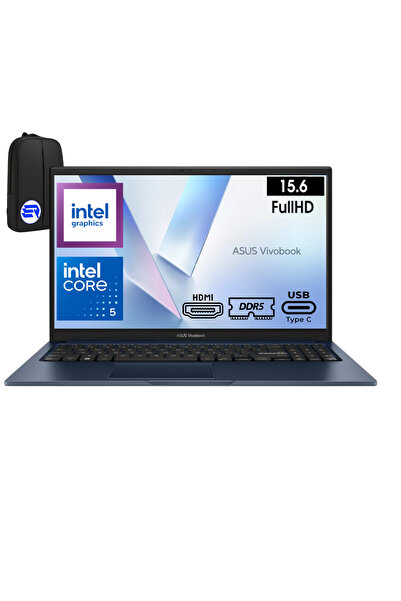 ASUS Vivobook 15 X1504VA-BQ5382W Core 5 120U 8GB 256GB SSD Windows 11 Home 15...