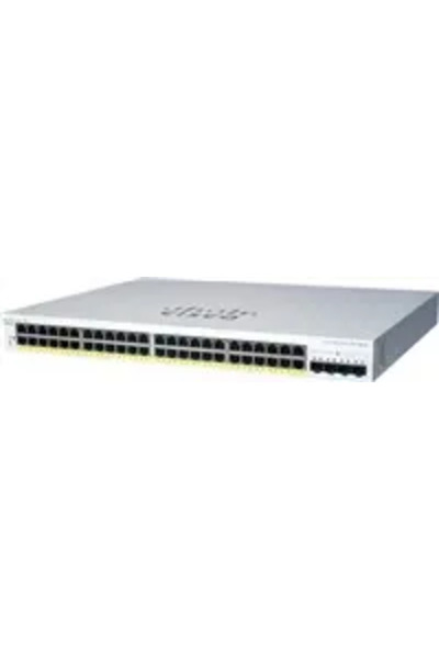 Cisco Systems Switch Cisco CBS220-48FP-4X (48xGBE, 4xSFP+, 48XPOE+, 740W) - E...