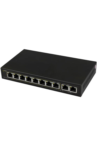 Pulsar POE SWITCH SG108 10-PORTS (8xPOE + 2xUPLink)
