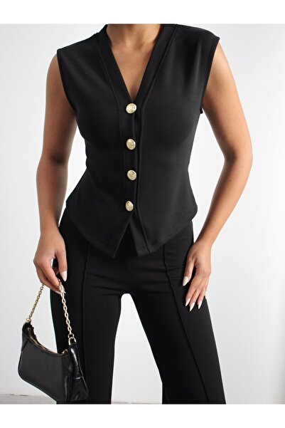 CREP WOMAN FASHION Combed Cotton Vest and Trousers Set