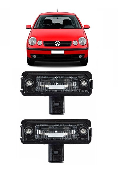 cme parts Vw Volkswagen Polo 2002-2005 Uyumlu Arka Plaka Lambası Takım 2 Adet...