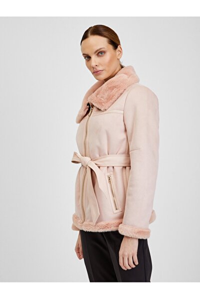 ORSAY Pink women's suede jacket