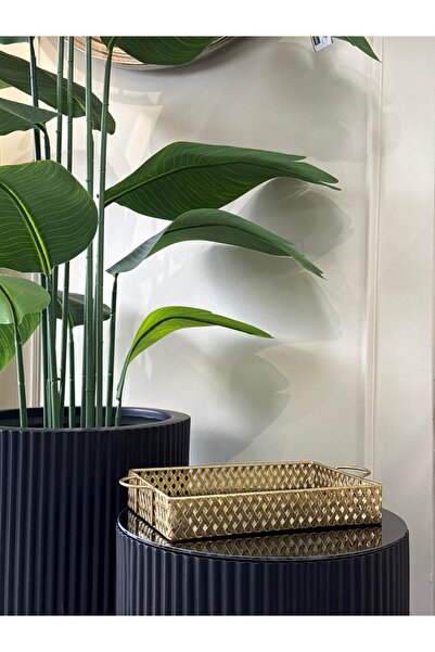 HERA DEKOR Imported Metal Mirror Tray