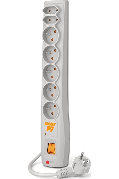 Acar Ltd Power strip Acar P7 anti-surge 7 sockets 1.5 m grey (W0117)