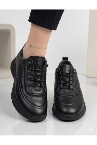 Rodexxo Nk Summer Full Orthopedic Stitched Light Sole Rubber Laced Black Wome...