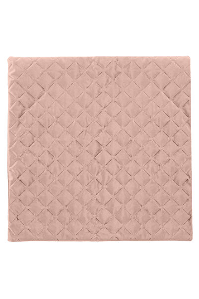 OEM Winter Decorative Pillowcase Powder Pink Velvet with Diamond Pattern 45x43cm