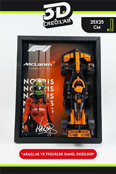 LEGO Formula 1 Speed Champions Compatible Pilot Printed Artistic Display Frame