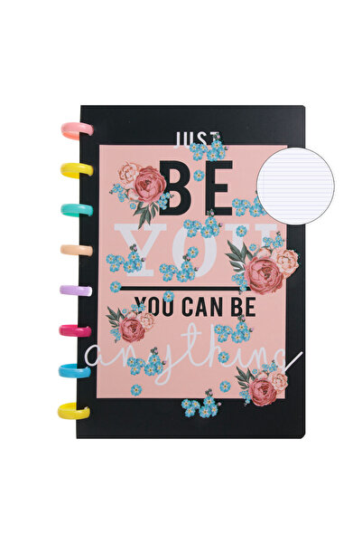 Zumzeria Carnetel Notite A5 Magic Clip Floral 'Be You' - 80F