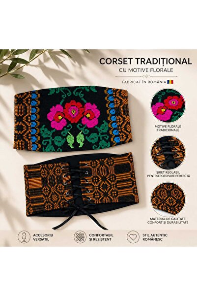 OEM Corset Dama Traditional,Material Tesut,Model Elegant, Handmade, Fabricat ...