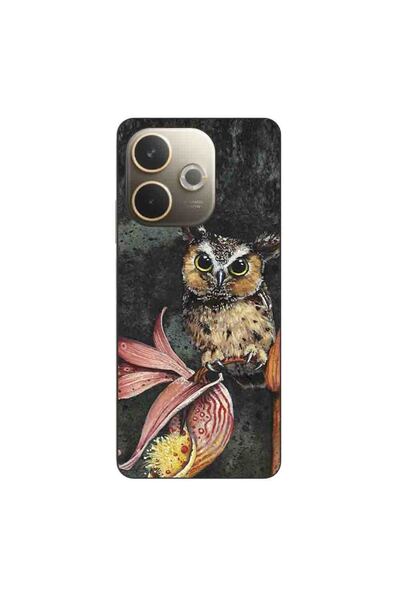 OEM Husa compatibila cu Oppo A5 Pro Silicon Gel Tpu Model Owl Painted
