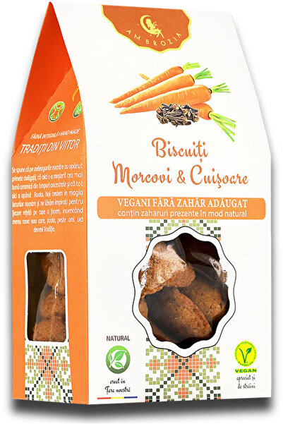 Ambrozia Biscuiți Morcovi & Cuișoare - 130g -