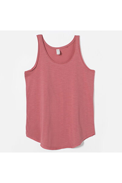 Zumzeria Pink Sleeveless Cotton Blouse for Women