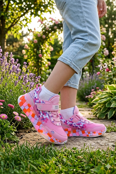 Kiko Kids Jenks Craft Cırtlı Kız Çocuk Spor Ayakkabı