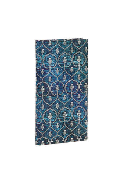 Paperblanks دفتر ملاحظات مخطط من المخمل الأزرق