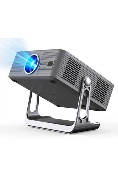 COOLHAWK جهاز عرض أصلي بدقة 1080 بكسل وتقنية 4K للسينما المنزلية - سطوع حقيقي...