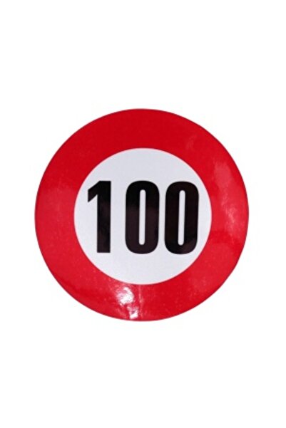 MTR Autocolant Reflectorizant Limita Viteza 100 km/h – O12 cm