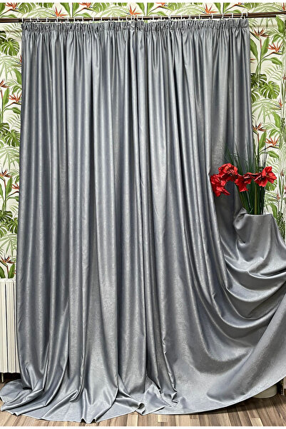 Liz Line Set of two blackout curtains, with drapes, 250x245cm, various colors...