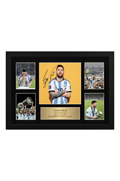 Boomah Accessories Lionel Messi Framed Poster 21x30 cm – Argentina World Cup ...