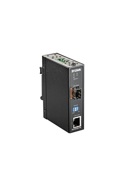 D-Link Convertor media industrial SFP cu 10/100/1000 Mbps, cu interval de ope...