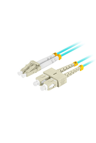 Lanberg Cordon de corecție optic ușor MM LC/UPC-SC/UPC duplex 3.0mm OM3 50/12...